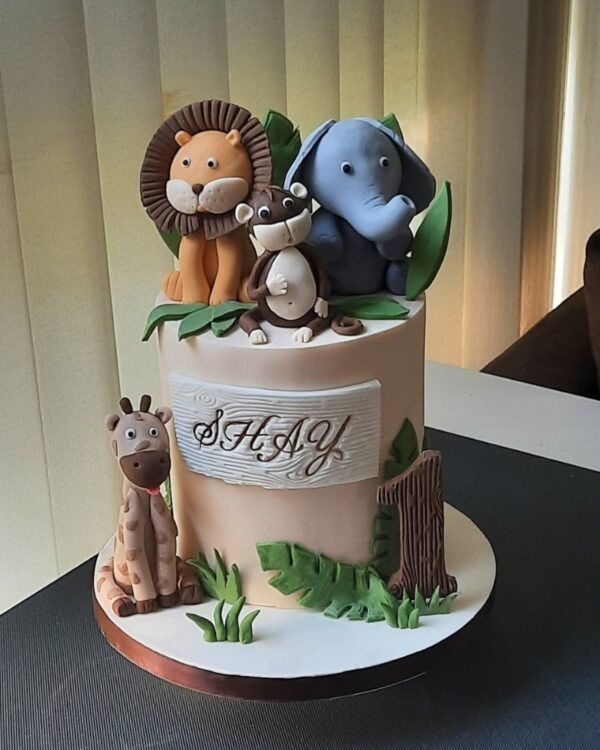 Animal Theme Cake 2