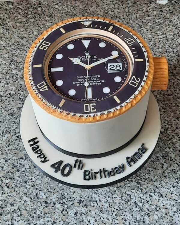 Rolex Watch Cake