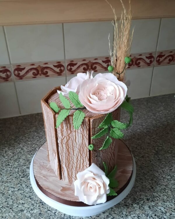 Wood Effect Cake